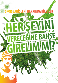 Spor bahisleri hakkında broşür ve el ilanı